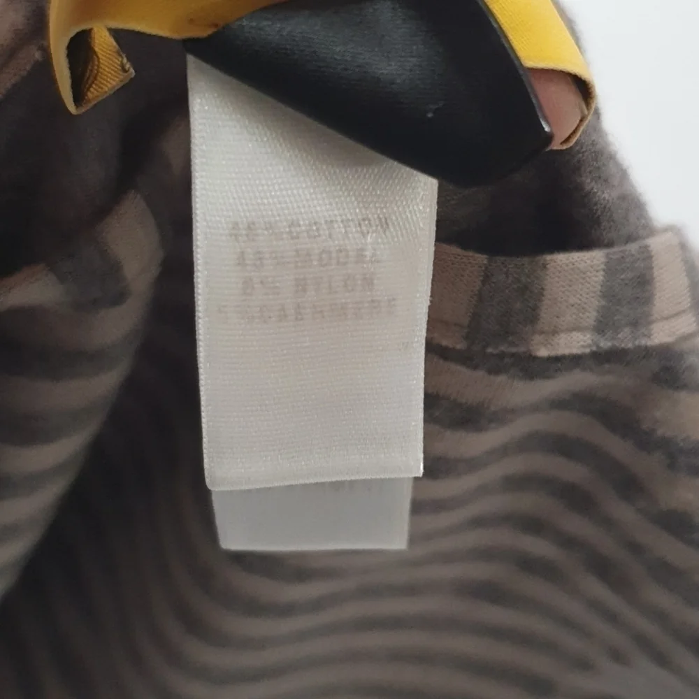 St. John Tan Stripe Top and Sweater Set